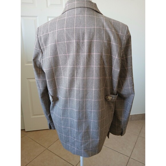 ENOR Plaid Double Breasted Women’s Blazer F - Picture 5 of 16